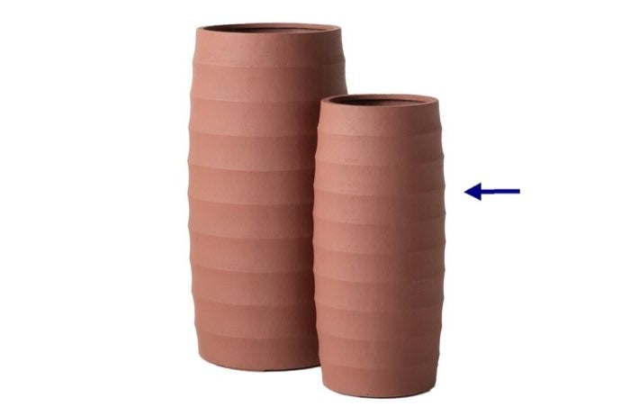 Bordo Modern Vase - Brick