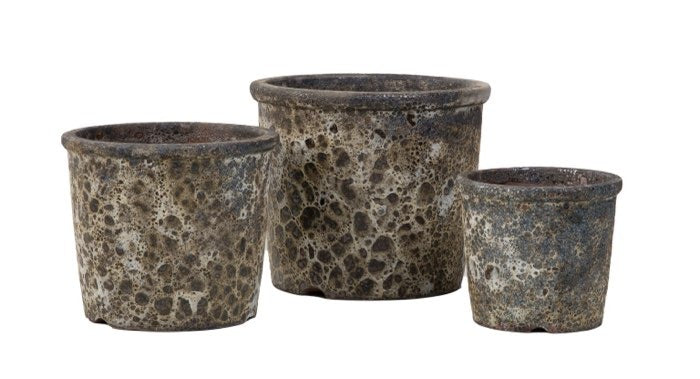 Gila Cliff Earthenware Petits Planter - Vetro Rust