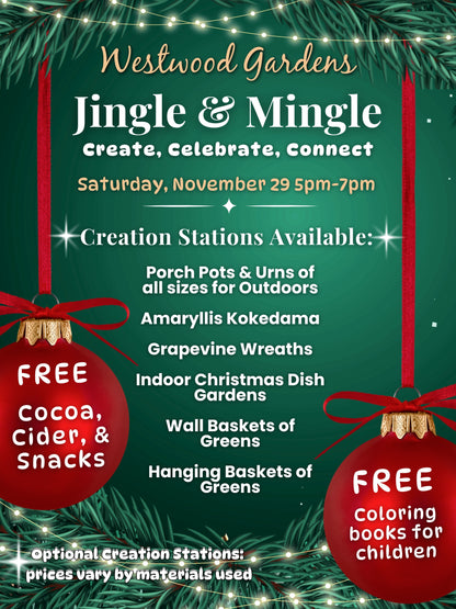 Jingle & Mingle at Westwood Gardens RSVP