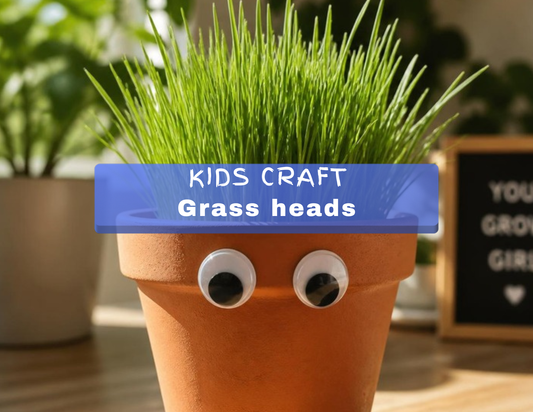 Kids Club - Grass Head Planter | August 8-9