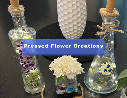 Pressed Flower Glass Creations Workshop | Thursday September 17